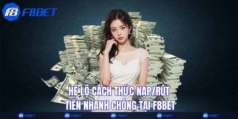 Hé lộ cách thức nạp/rút tiền nhanh chóng tại F8bet